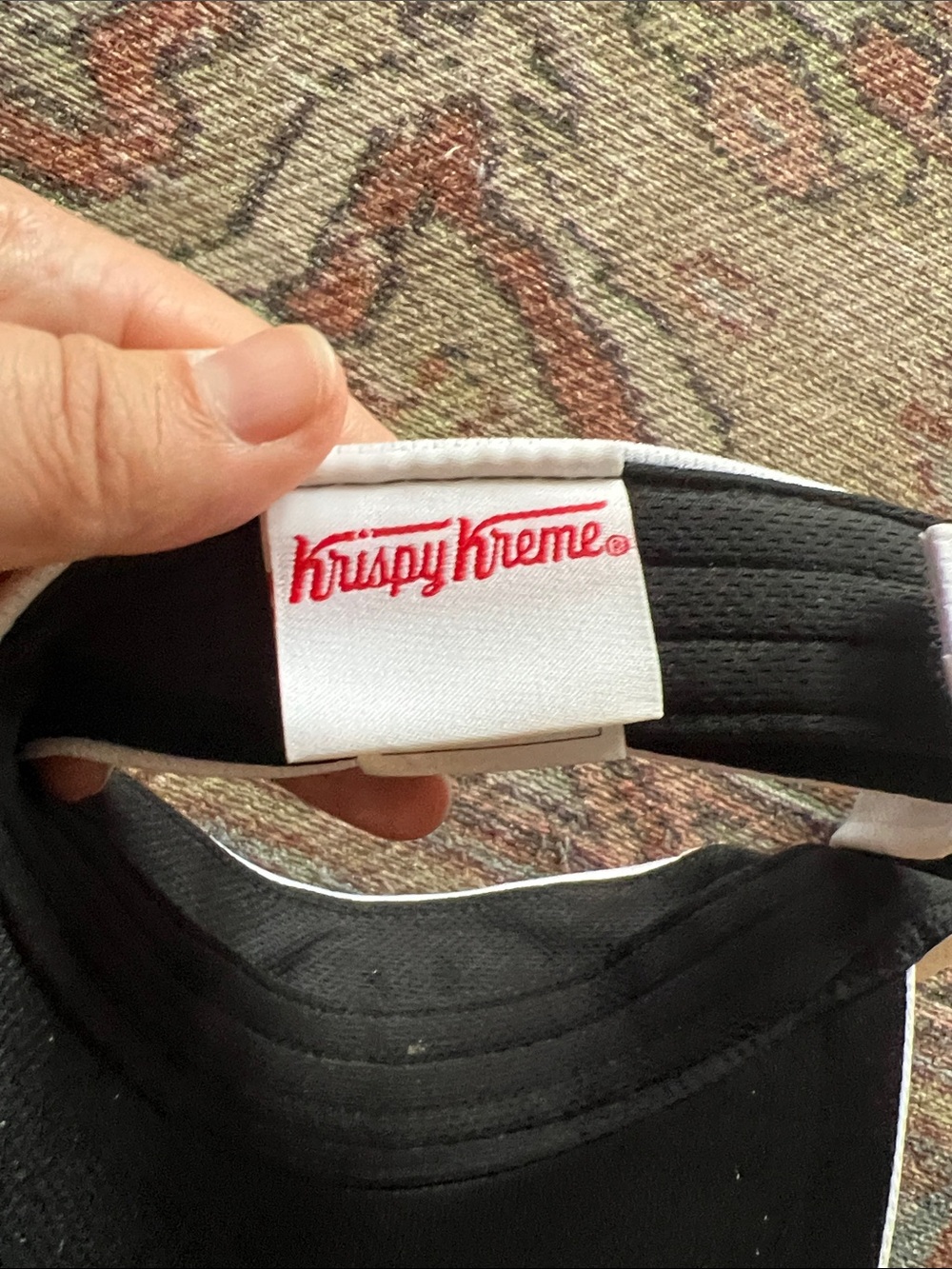 Krispy Kreme White Visor with Logo - Picture 5 of 6